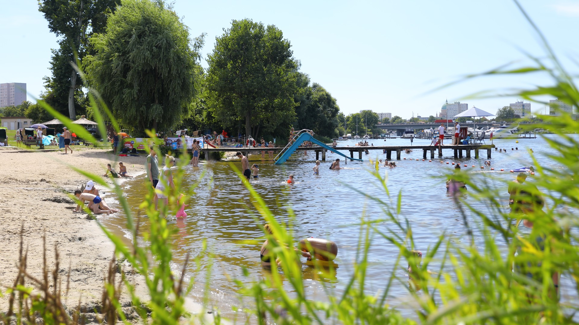 Strand im Stadtbad Park Babelsberg