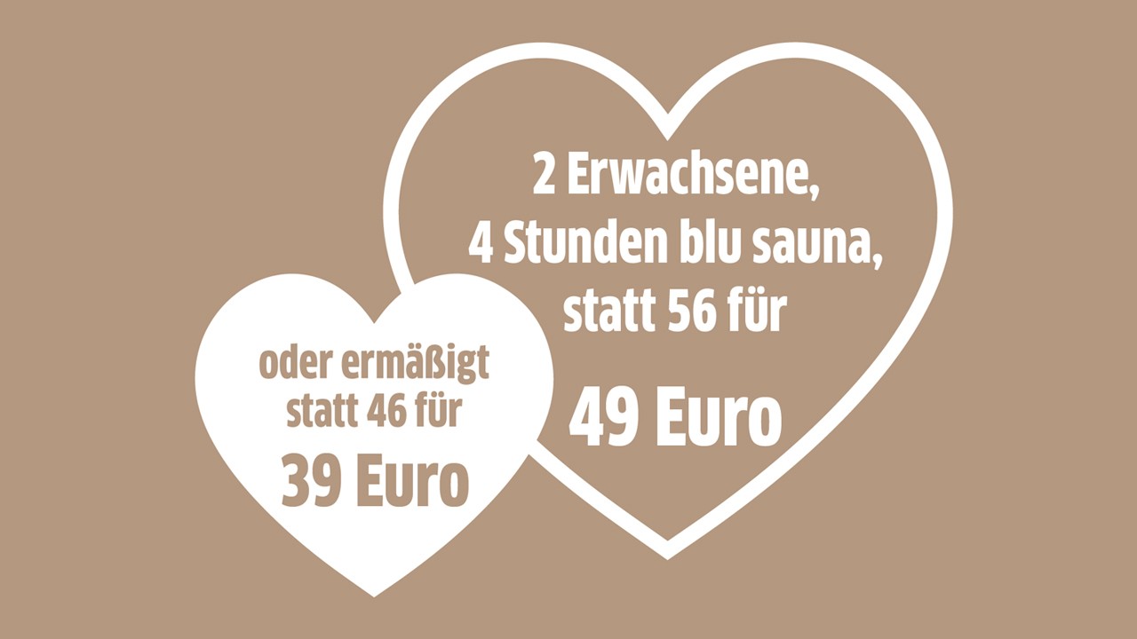 Valentinssparangebot blu sauna