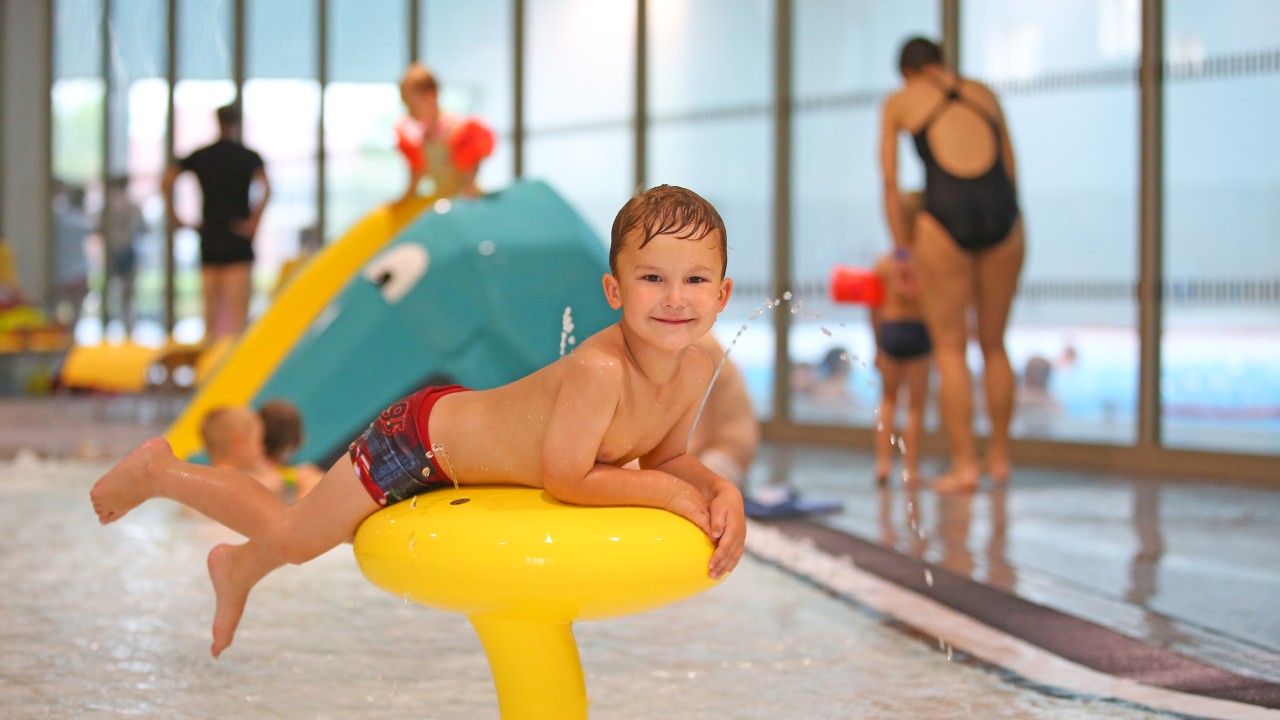 Wasserpilz im Familienbad, © Kathleen Friedrich