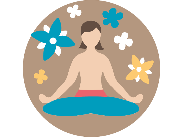 Icon Person beim Yoga
