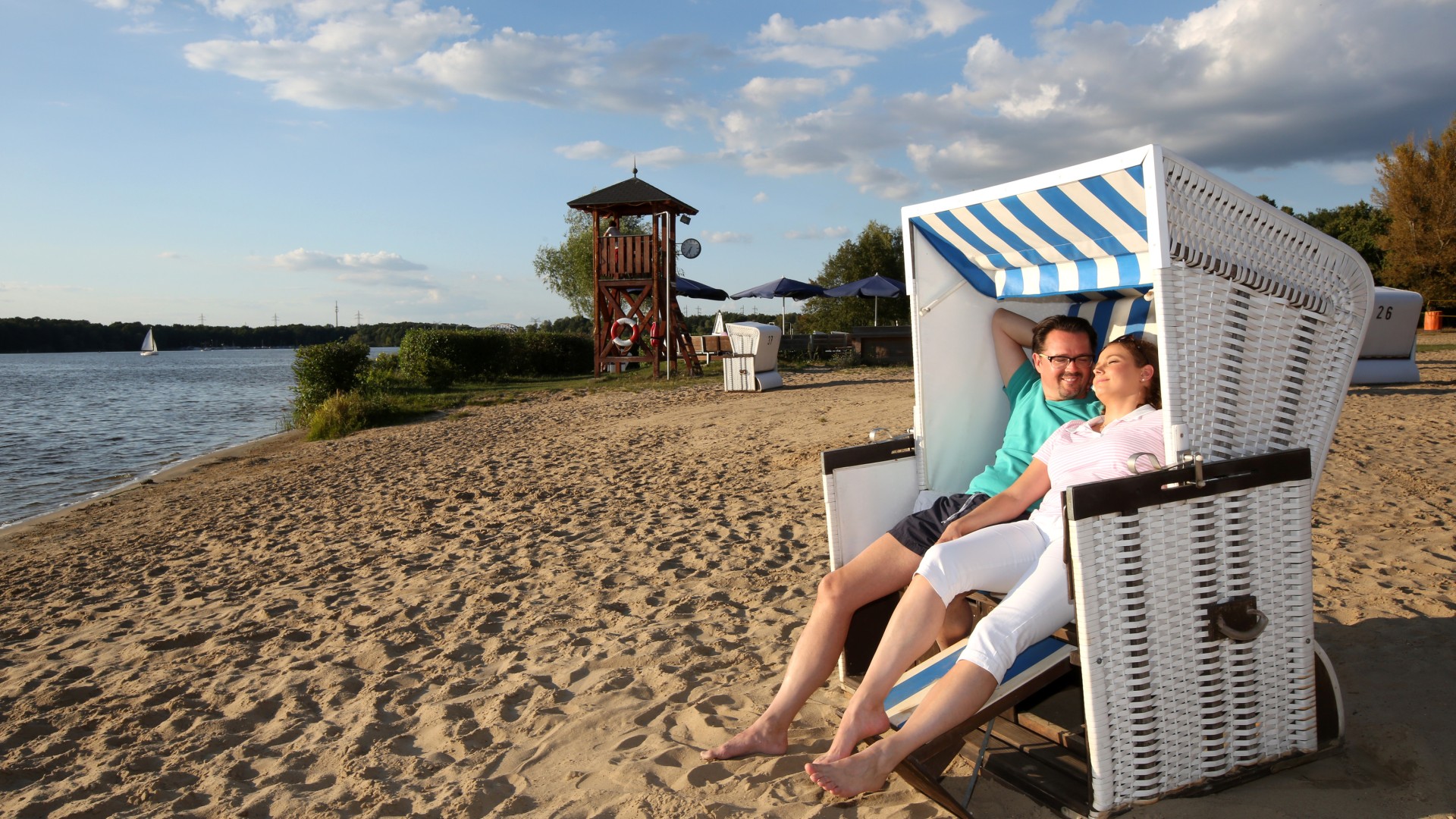 Waldbad templin Strandkorb-Stimmung, © Jan Seelig