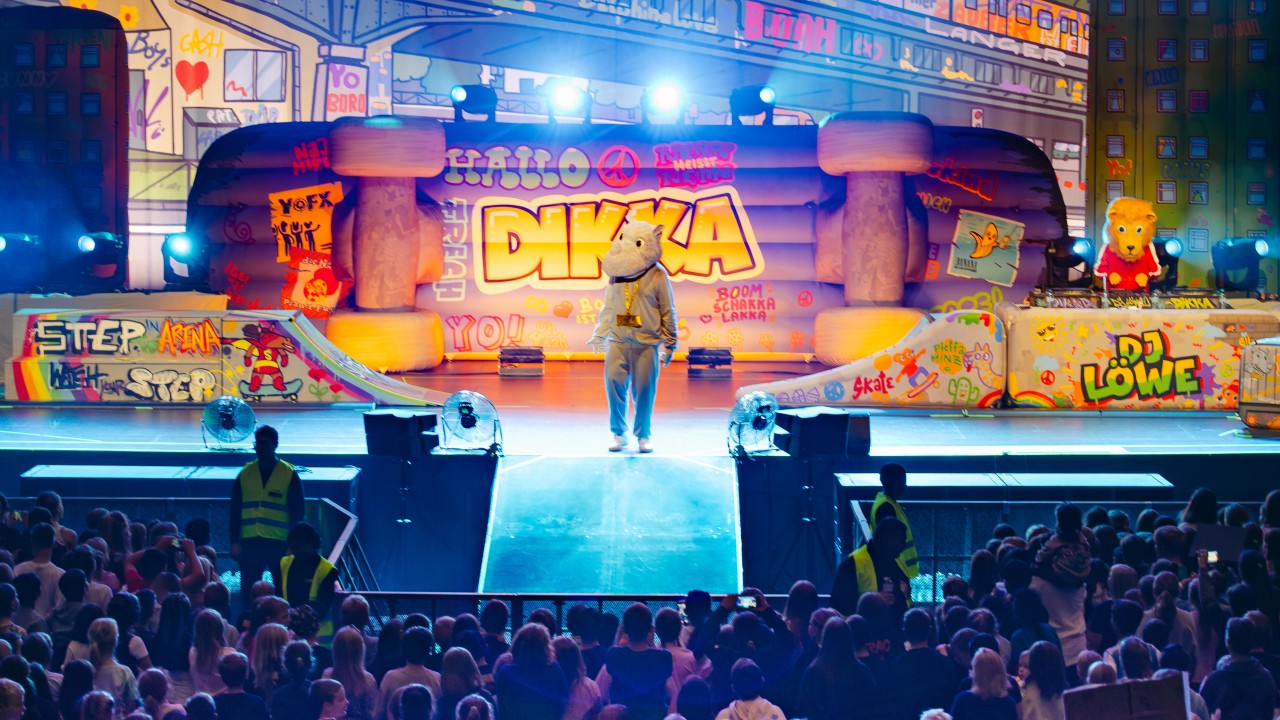 DIKKA auf der Konzertbühne, © Agentur Buff