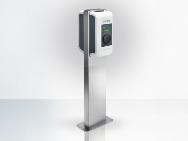 Keba P30 X-Serie Wallbox mit Stele