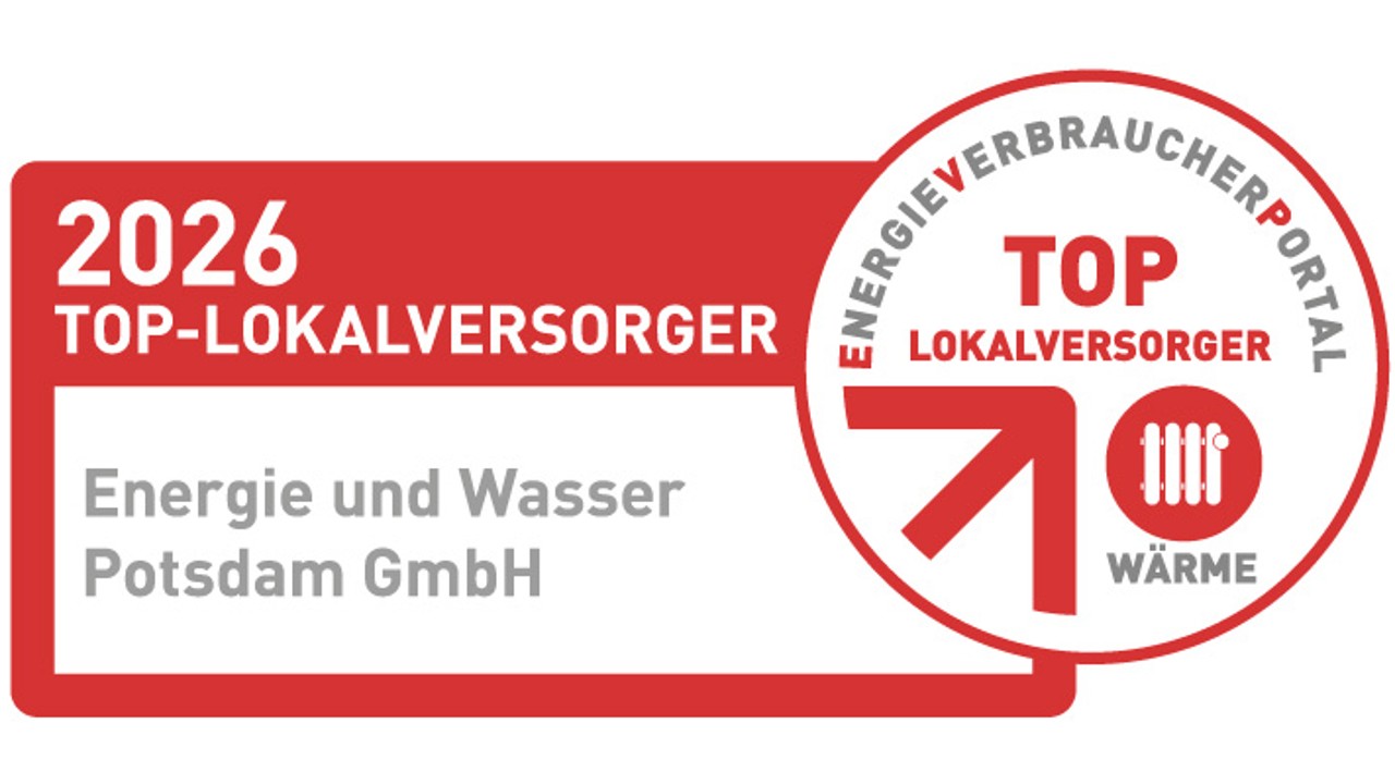 Auszeichnung der EWP als Top-Lokalversorger im Bereich Wärme