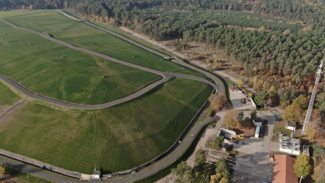 Luftaufnahme von der stillgelegten Deponie Fresdorfer Heide