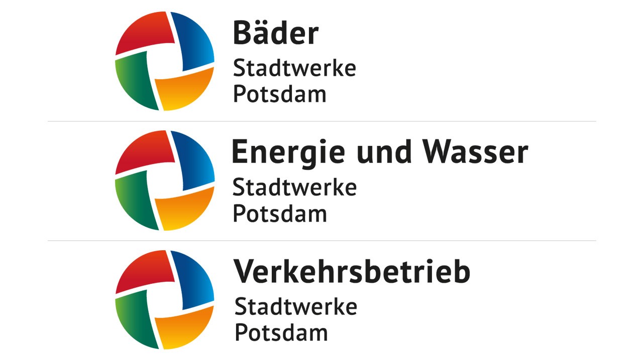Die Logos der BLP, EWP und ViP senkrecht angeordnet