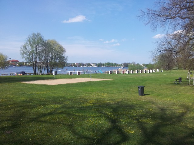 Panorama vom Stadtbad Park Babelsberg