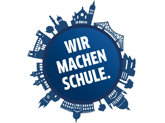 SWP-Schulkommunikation Logo, Aufschrift: 