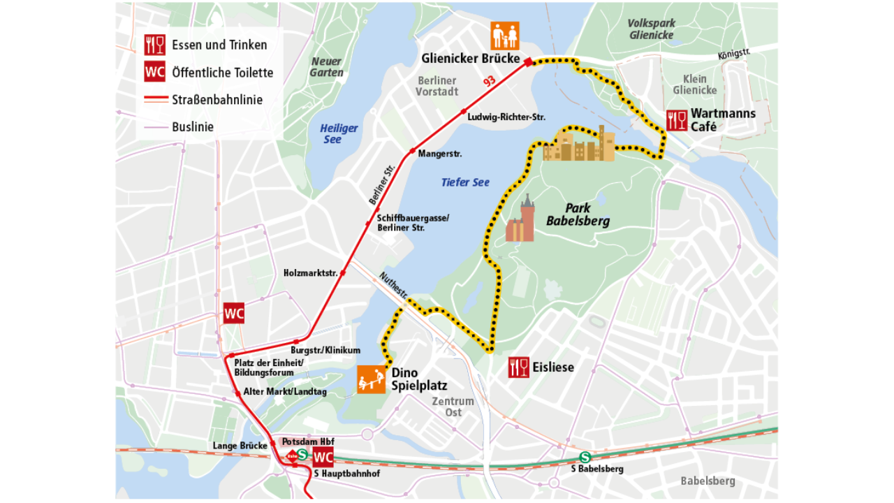 Detailkarte Babelsberg