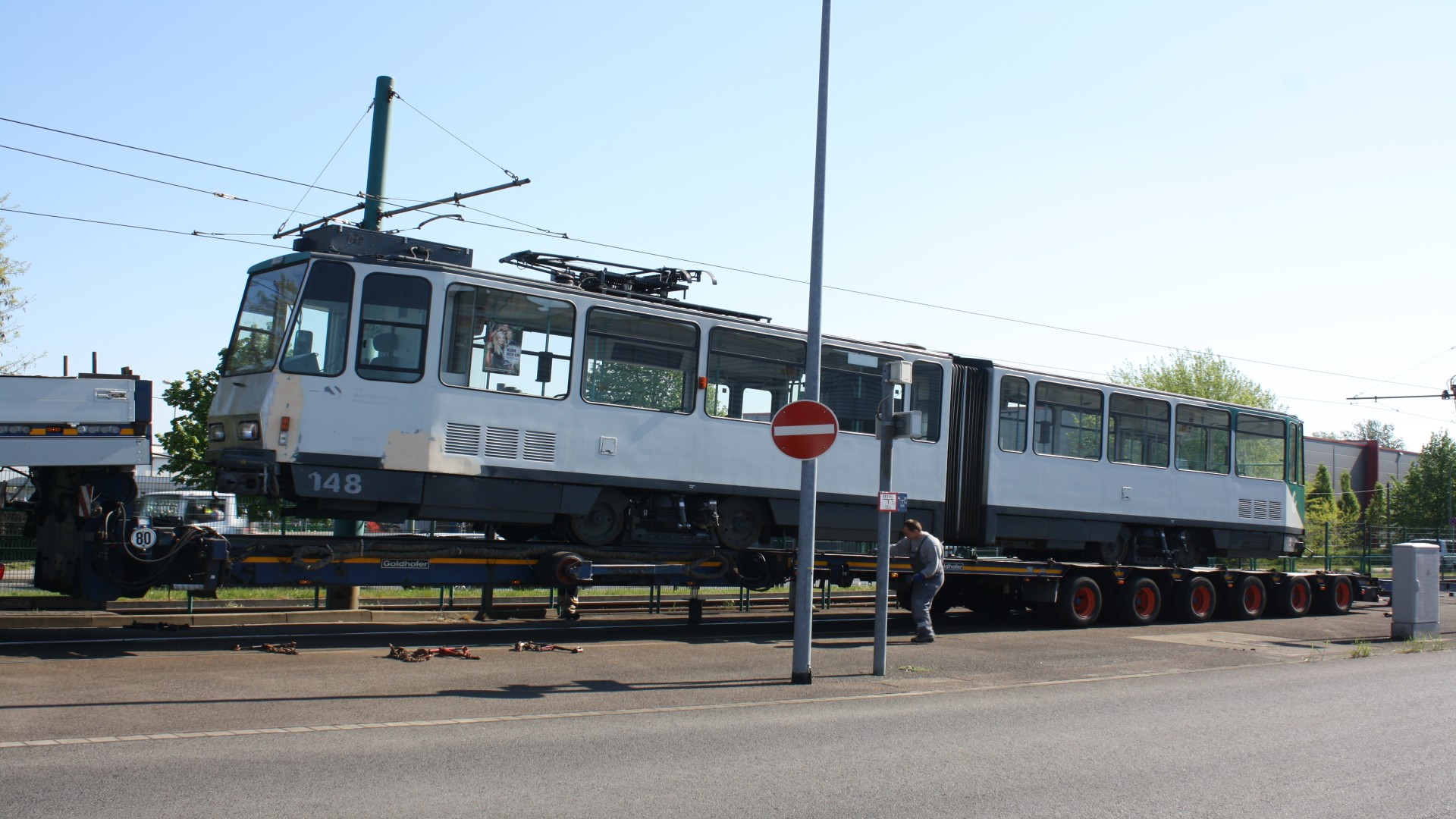 Abtransport Tatra zur Instandsetzung, © ViP