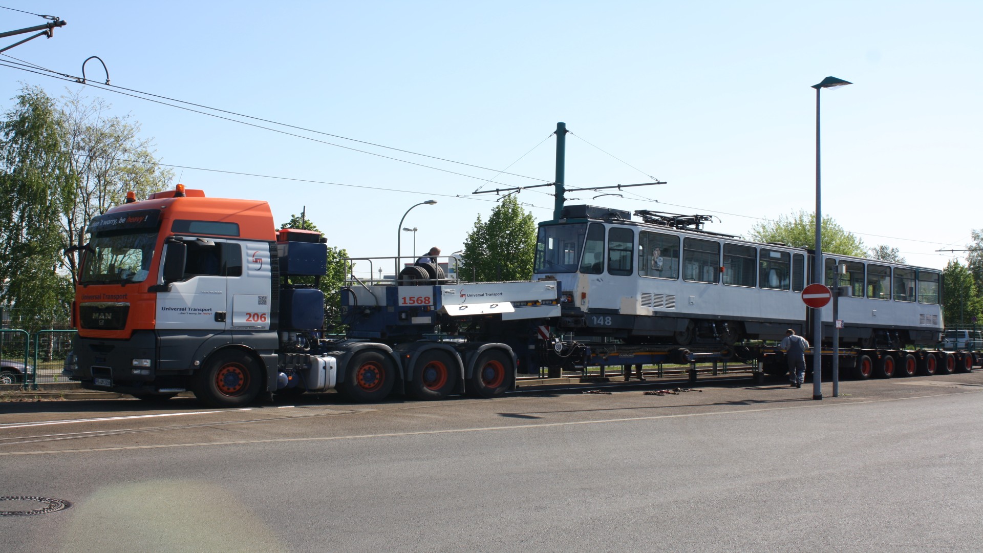 Abtransport Tatra zur Instandsetzung, © ViP