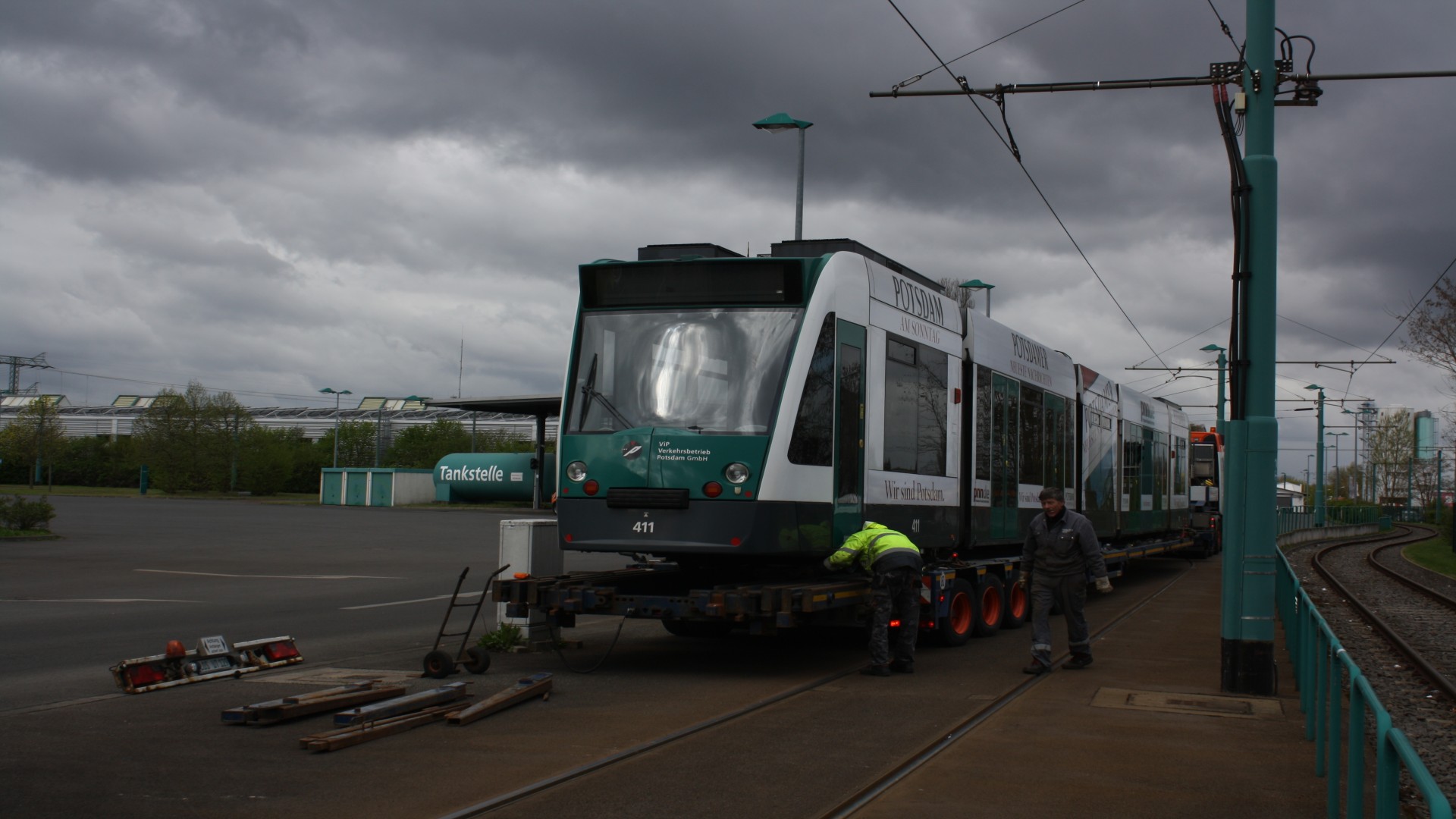 Verladung Combino zum Abtransport, © Ivo Köhler