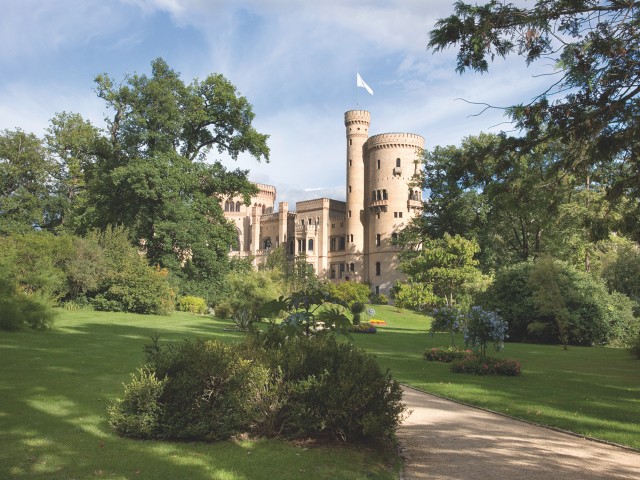 Schloss Babelsberg Vorderansicht, © SPSG